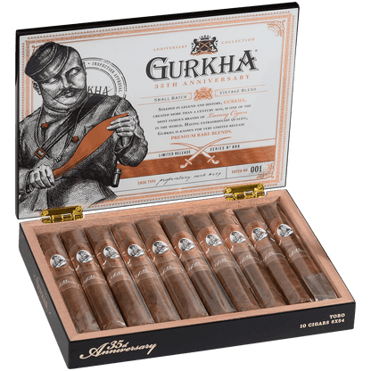 Gurkha 35Th Anniversary Toro 10Ct Box 6X54