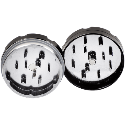 Tobacco Grinder 1.5" Black Two Piece
