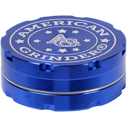 Tobacco Grinder 2.0" Blue Two Piece