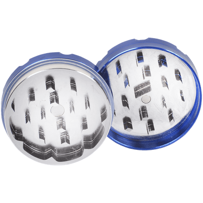Tobacco Grinder 2.0" Blue Two Piece
