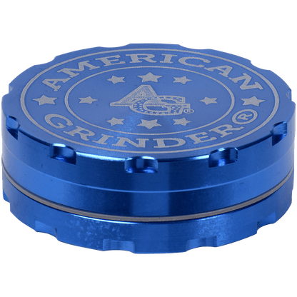 Tobacco Grinder 2.5" Blue Two Piece