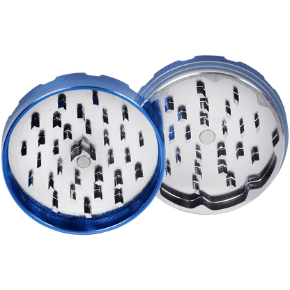 Tobacco Grinder 2.5" Blue Two Piece