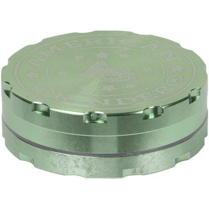 Tobacco Grinder 2.5" Green Two Piece