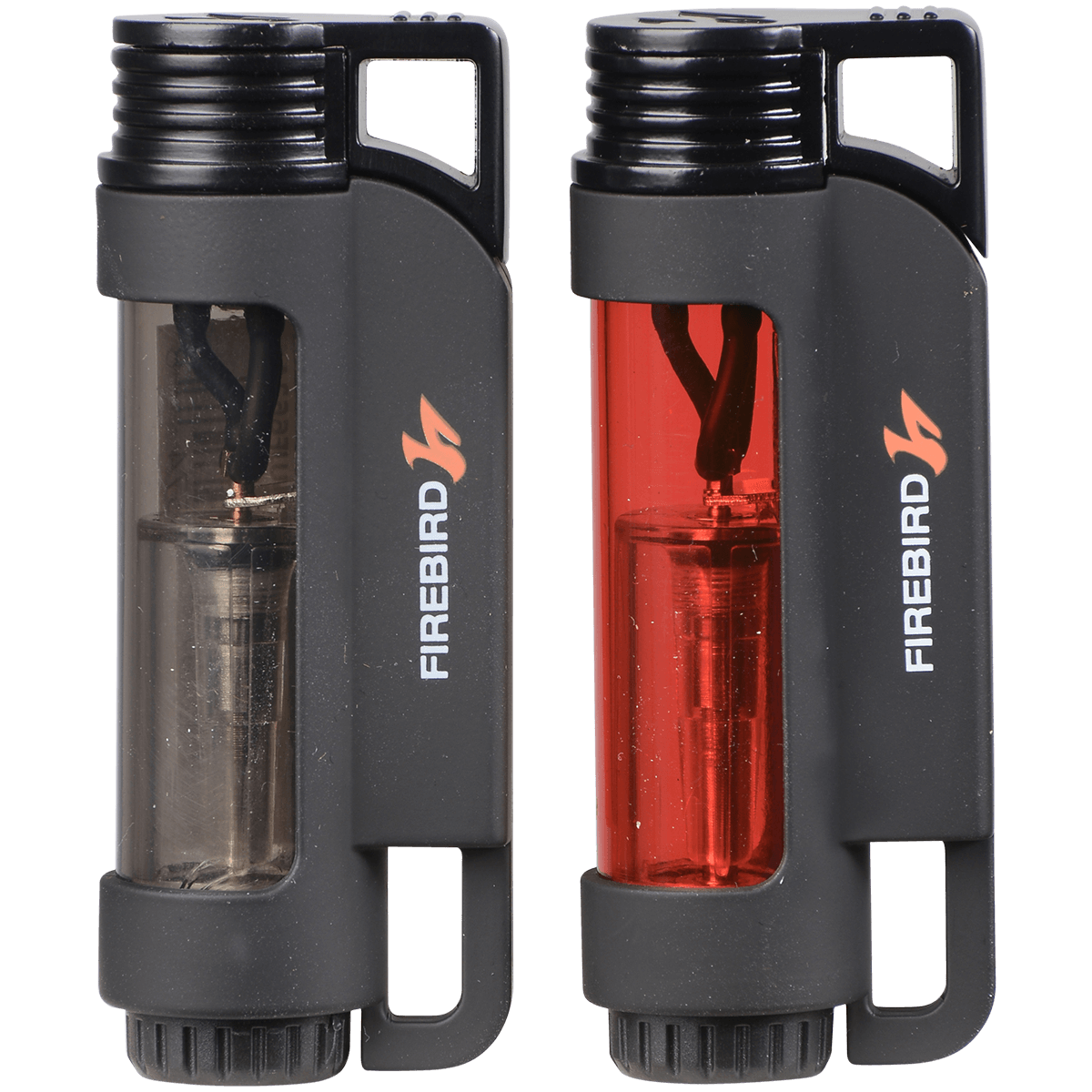 Lighter Firebird Illume Triple Jet Flame Single Action Ignition 4 Colors 12 Ct. Display