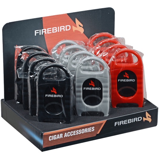 Cigar Cutter Firebird Nighthawk Straight12 Ct Display