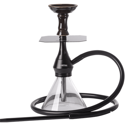 Hookah Pipes Deezer Trigger Black 1 Hose (2 Hose Capacity) 13" In A Box