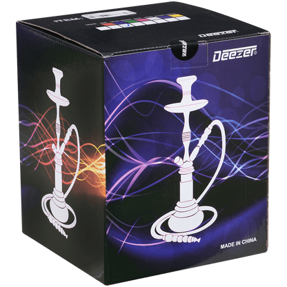 Hookah Pipes Deezer Trigger Silver 1 Hose (2 Hose Capacity) 13" In A Box