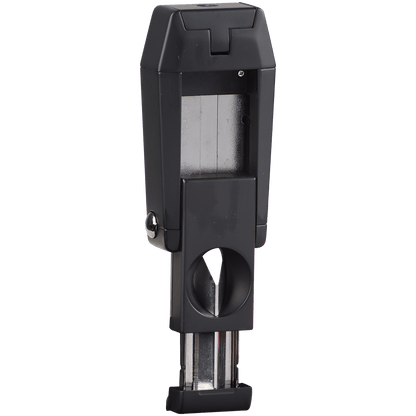 Lighter Colibri Quantum Triple Flame With V-Cut Black
