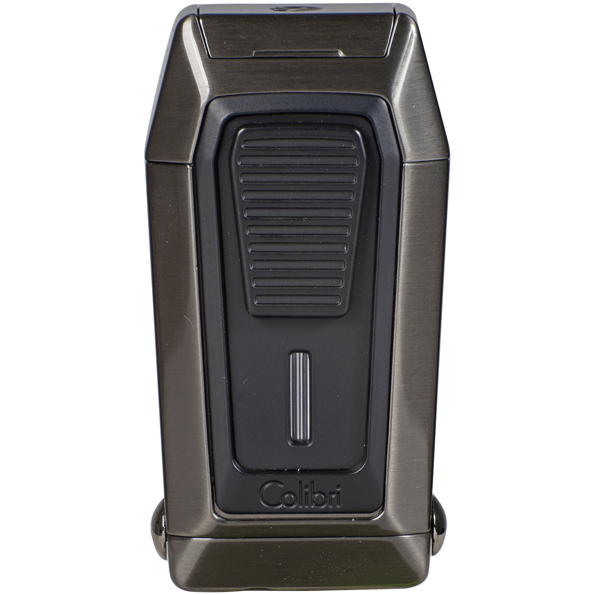 Lighter Colibri Quantum Triple Flame With V-Cut Gunmetal & Black