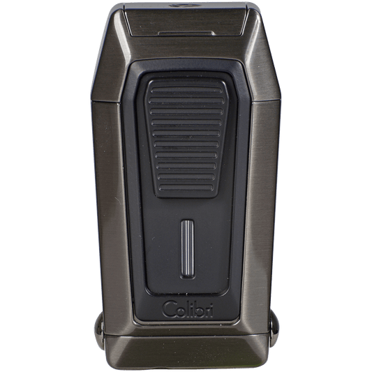 Lighter Colibri Quantum Triple Flame With V-Cut Gunmetal & Black