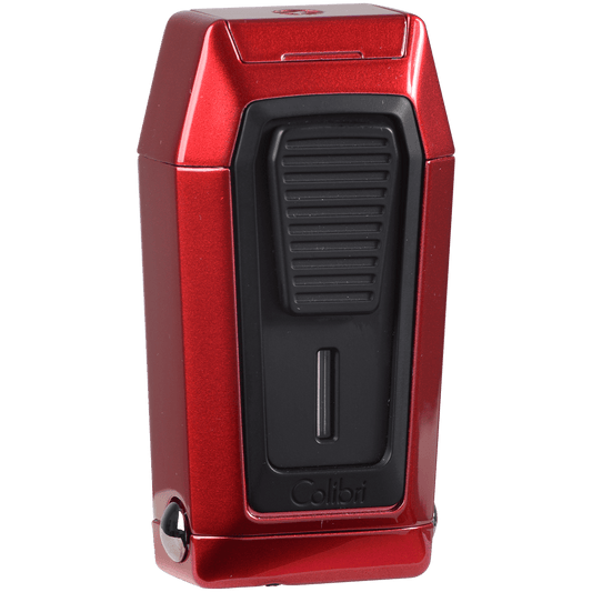 Lighter Colibri Quantum Triple Flame With V-Cut Red & Black
