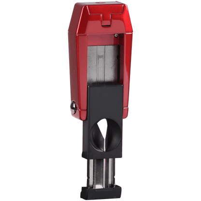 Lighter Colibri Quantum Triple Flame With V-Cut Red & Black