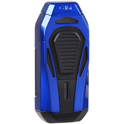 Lighter Colibri Boss Triple Flame With Cutter Blue & Black
