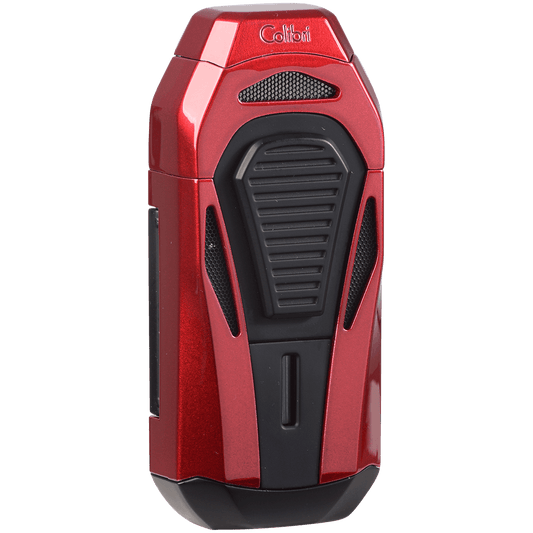 Lighter Colibri Boss Triple Flame With Cutter Red & Black