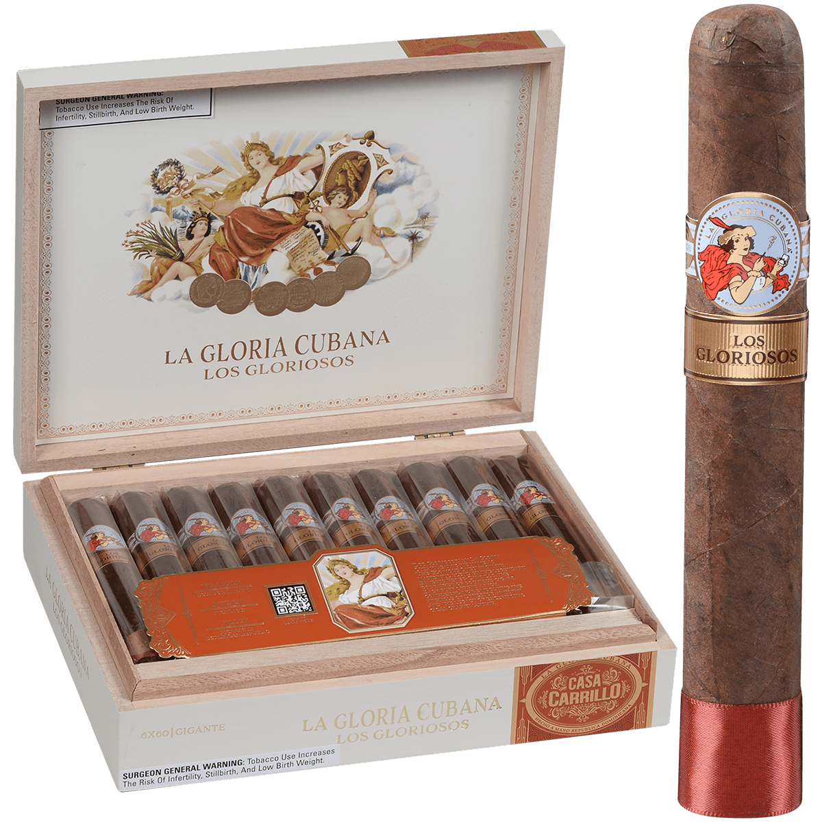 La Gloria Cubana Los Gloriosos Gigante 20 Ct. Box 6.00X60