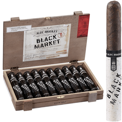 Alec Bradley Black Market Tubes Toro 10 Ct. Box 6.5X52