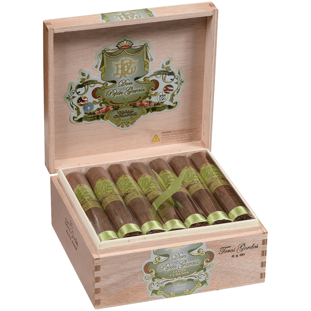 Don Pepin Garcia Green Vegas Cubanas Toro Gordo 20Ct. 6X60