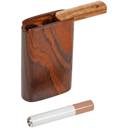 Pipes The Mill Small Cocobolo Slider Wood Dugout With Bat