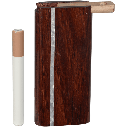 Pipes The Mill Large Honduras Pearl Slider Wood Dugout With Bat