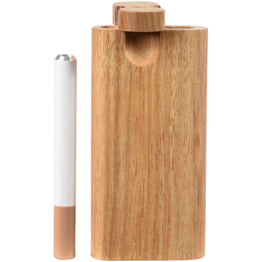 Pipes The Mill Large Mahogany Swivel Wood Dugout With Bat