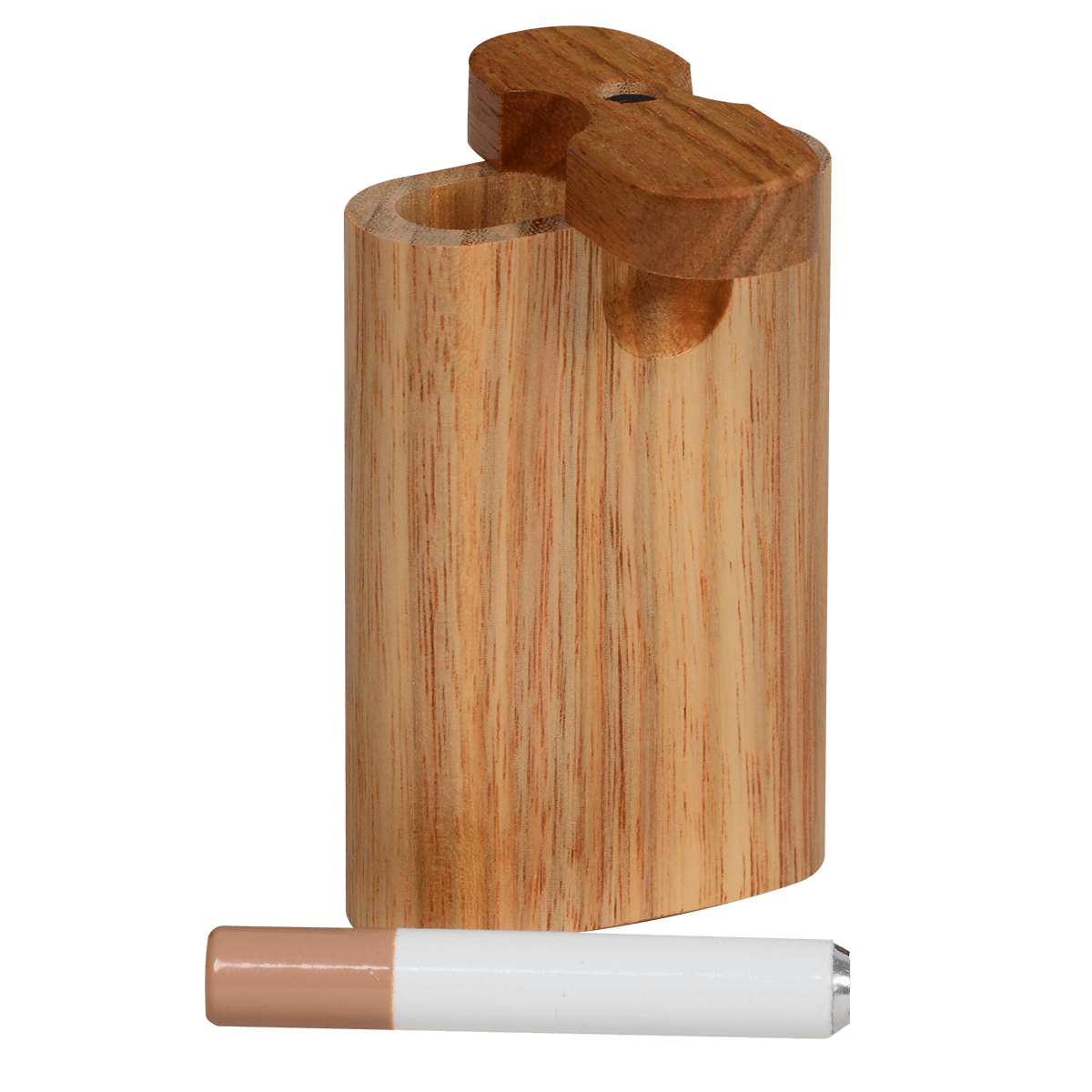 Pipes The Mill Small Mahogany Swivel Wood Dugout With Bat