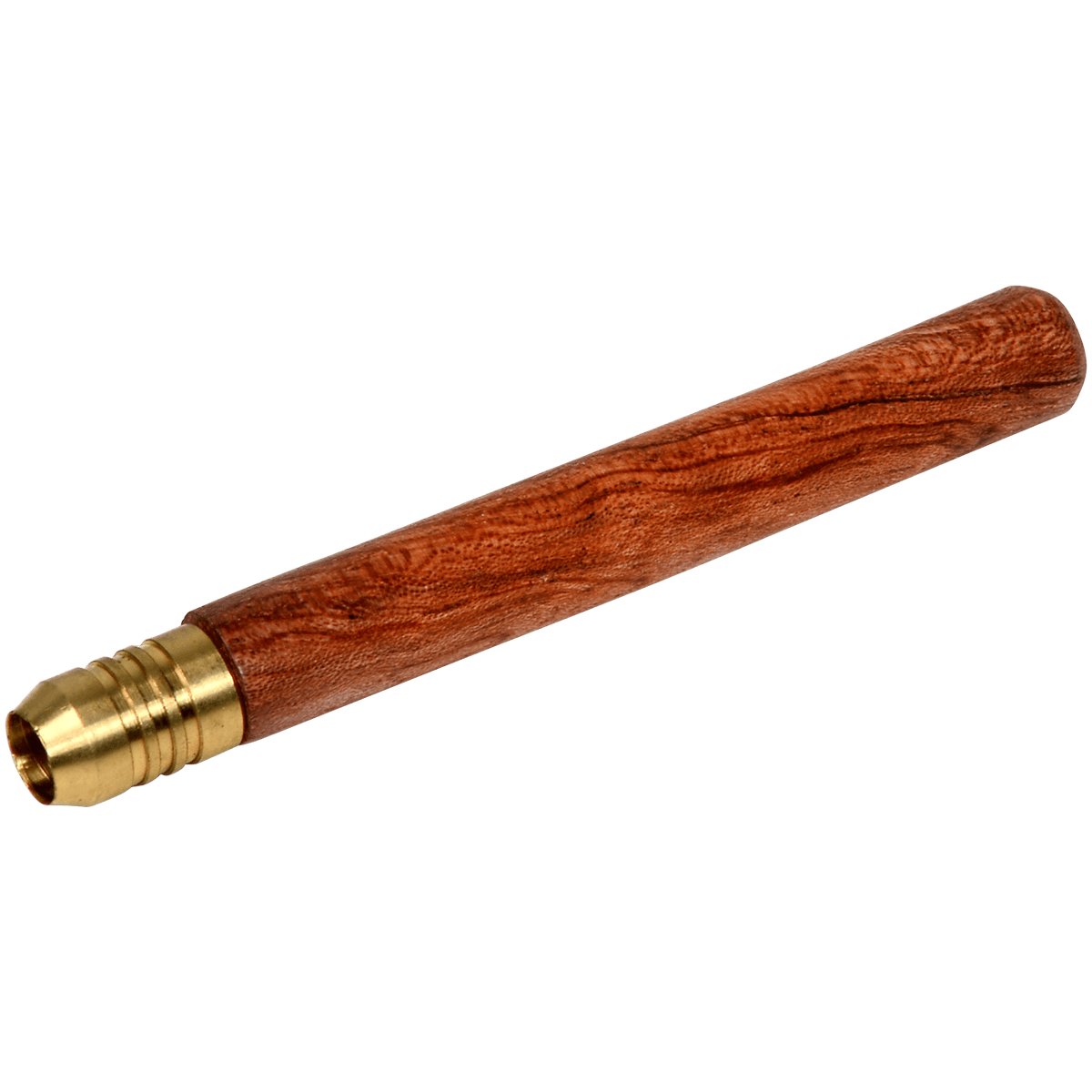 Pipes The Mill Rosewood Cigarette With Brass Tip 3 1 8"