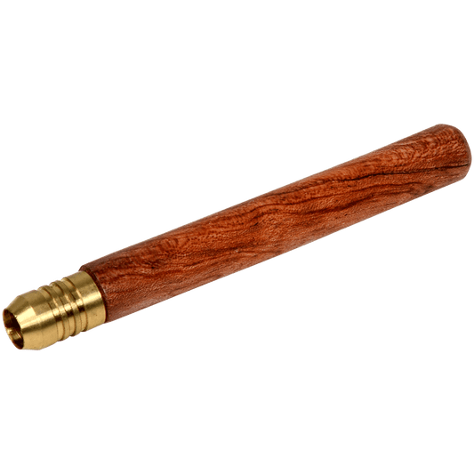 Pipes The Mill Rosewood Cigarette With Brass Tip 3 1 8"