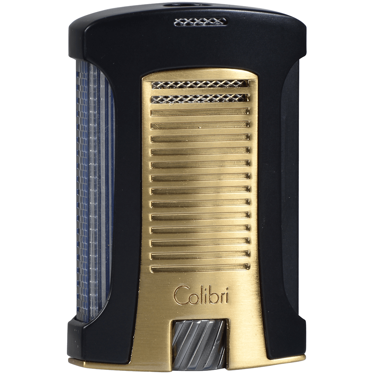 Lighter Colibri Daytona Single Jet Flame Black And Gold