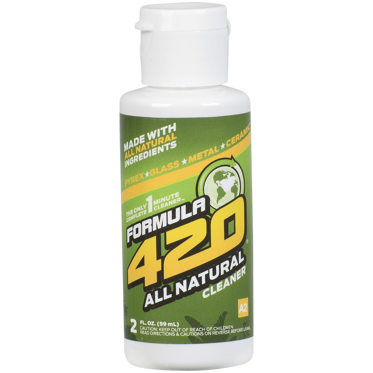 Cleaners Formula 420 Glass Clean All Natural 2 Oz. Bottle