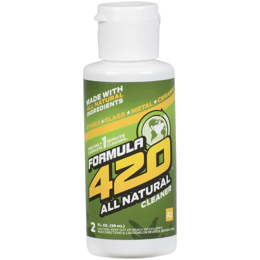 Cleaners Formula 420 Glass Clean All Natural 2 Oz. Bottle
