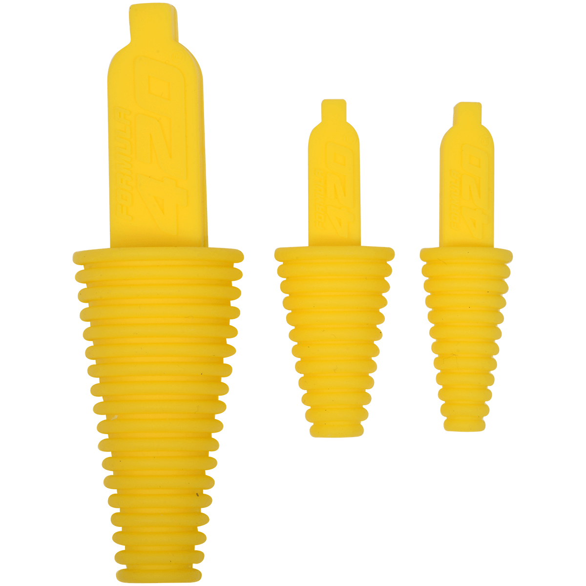 Cleaning Plugs Formula 420 Yellow (Large Medium Small)