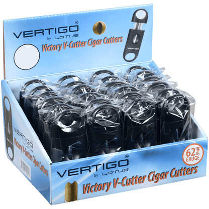 Vertigo Cigar Cutter Victory V 60 Ring Gauge 24 Ct. Display