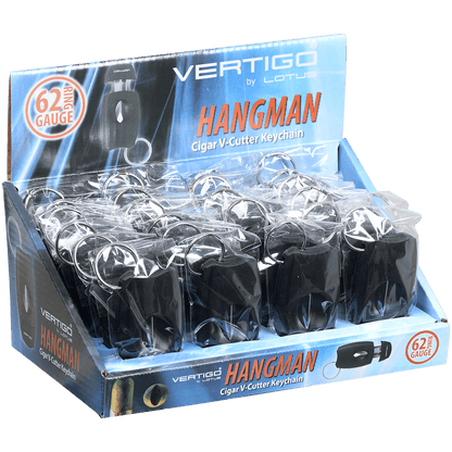 Vertigo Cigar Cutter Hangman 62 Ring Gauge 24 Ct. Display