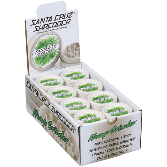 Grinder Santa Cruz Shredder 2.13" Hemp Two Piece 24 Ct. Display