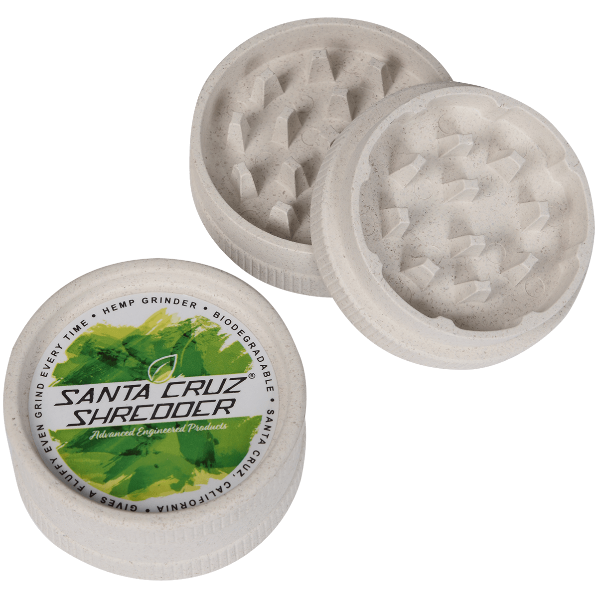 Grinder Santa Cruz Shredder 2.13" Hemp Two Piece 24 Ct. Display