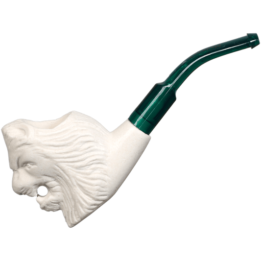 Pipes Mini Meerschaum Lion Design In Bubble Bag
