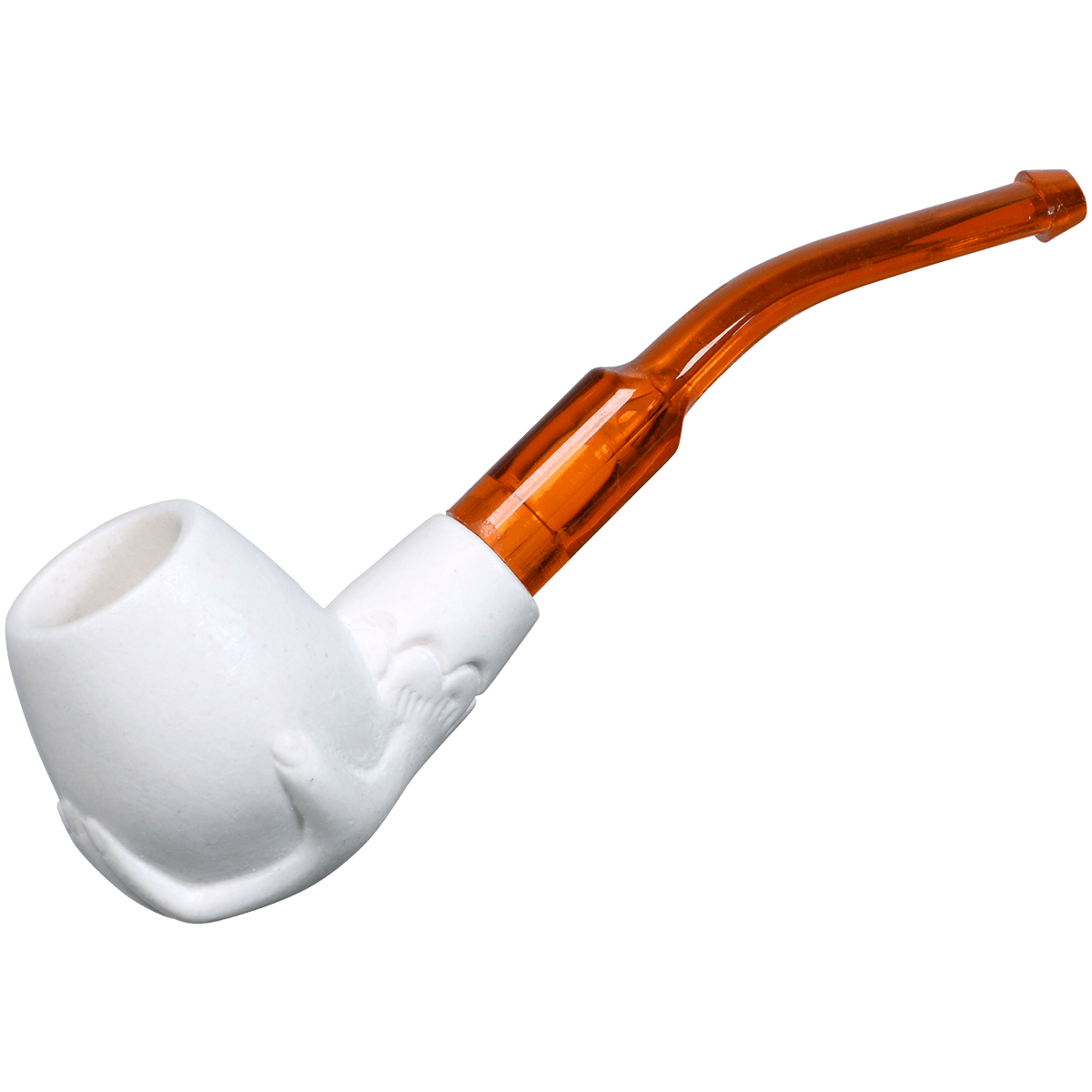 Pipes Mini Meerschaum Hand Design In Bubble Bag