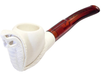 Pipes Mini Meerschaum Cobra Design In Bubble Bag