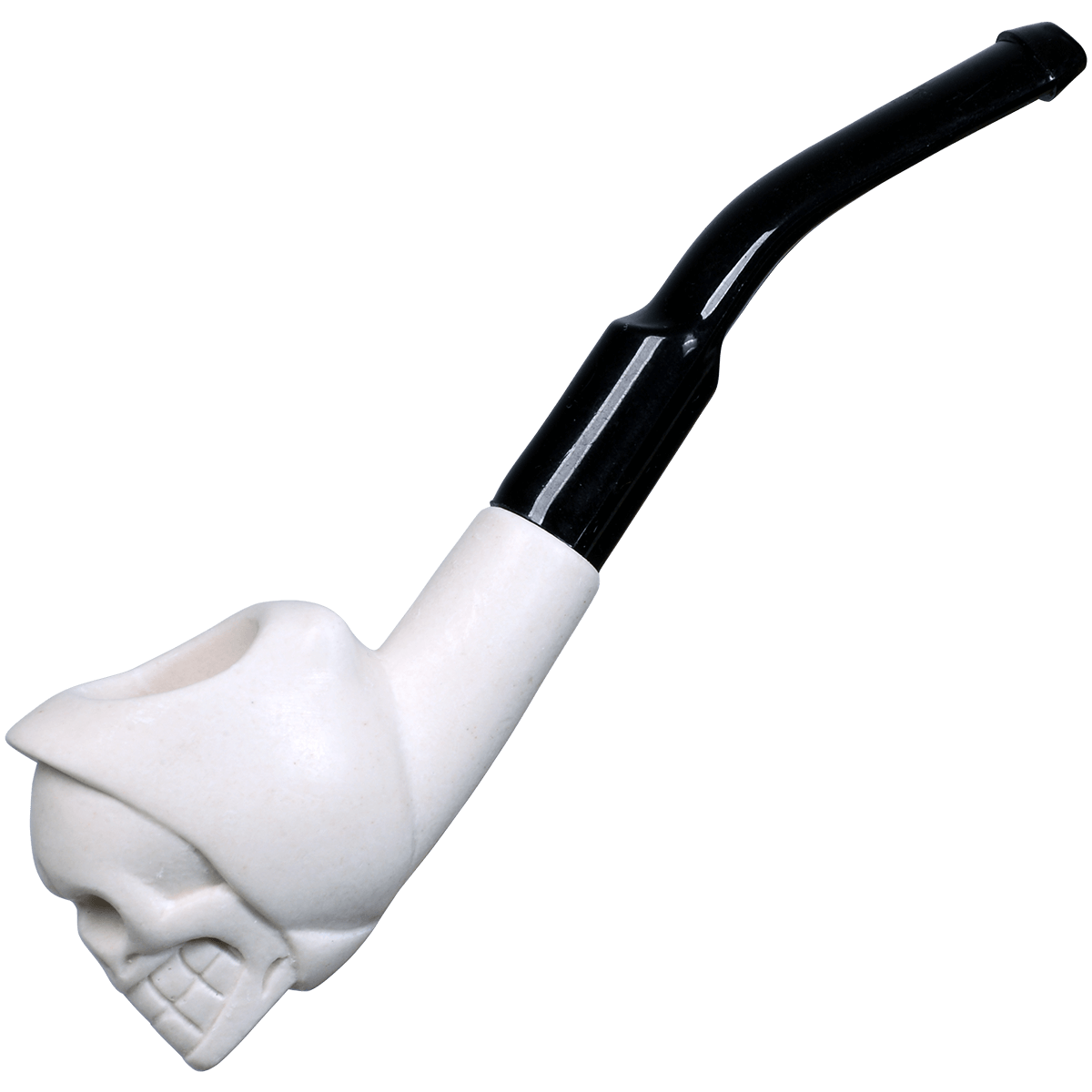 Pipes Mini Meerschaum Grim Reaper Design In Bubble Bag