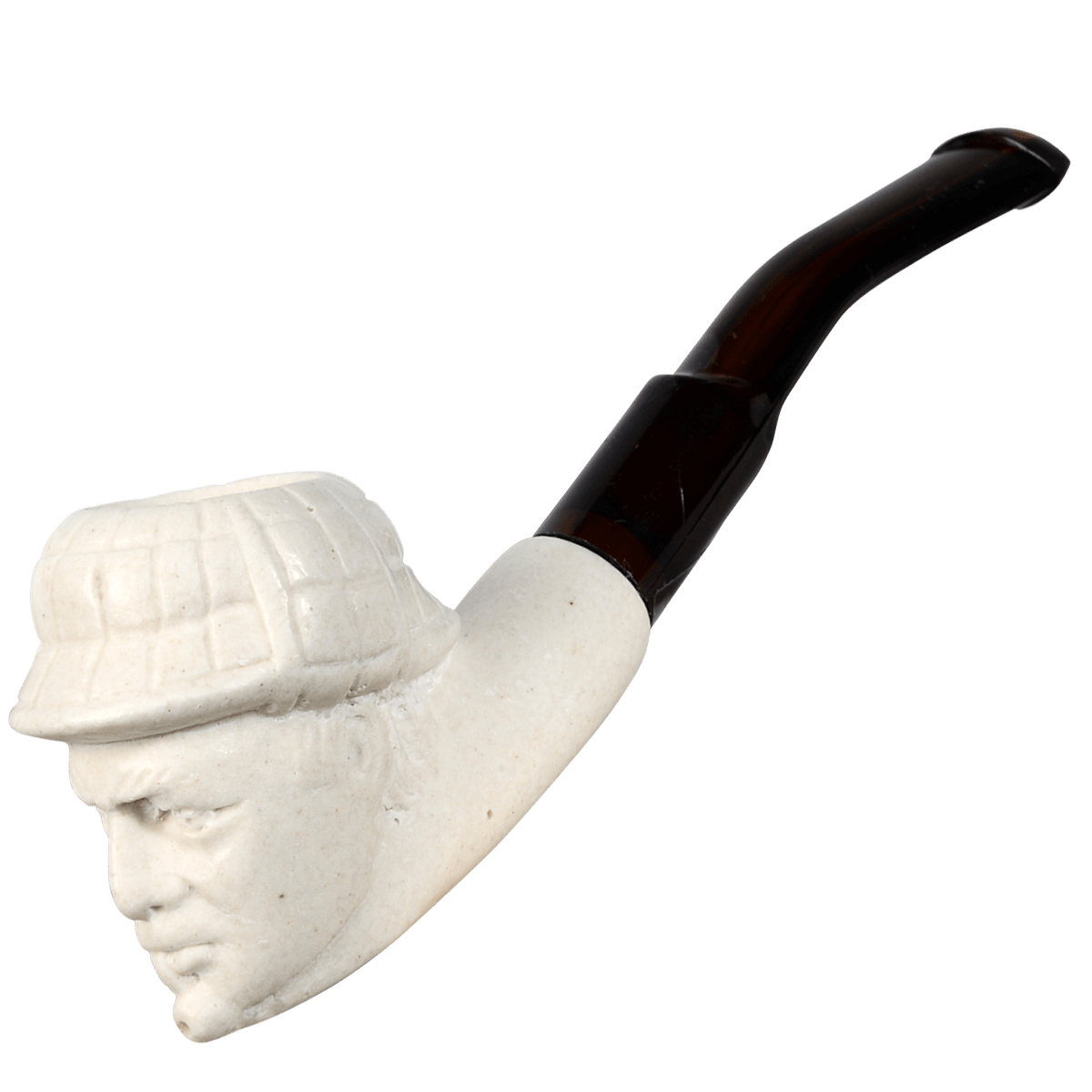 Pipes Mini Meerschaum Sherlock Holmes Design In Bubble Bag