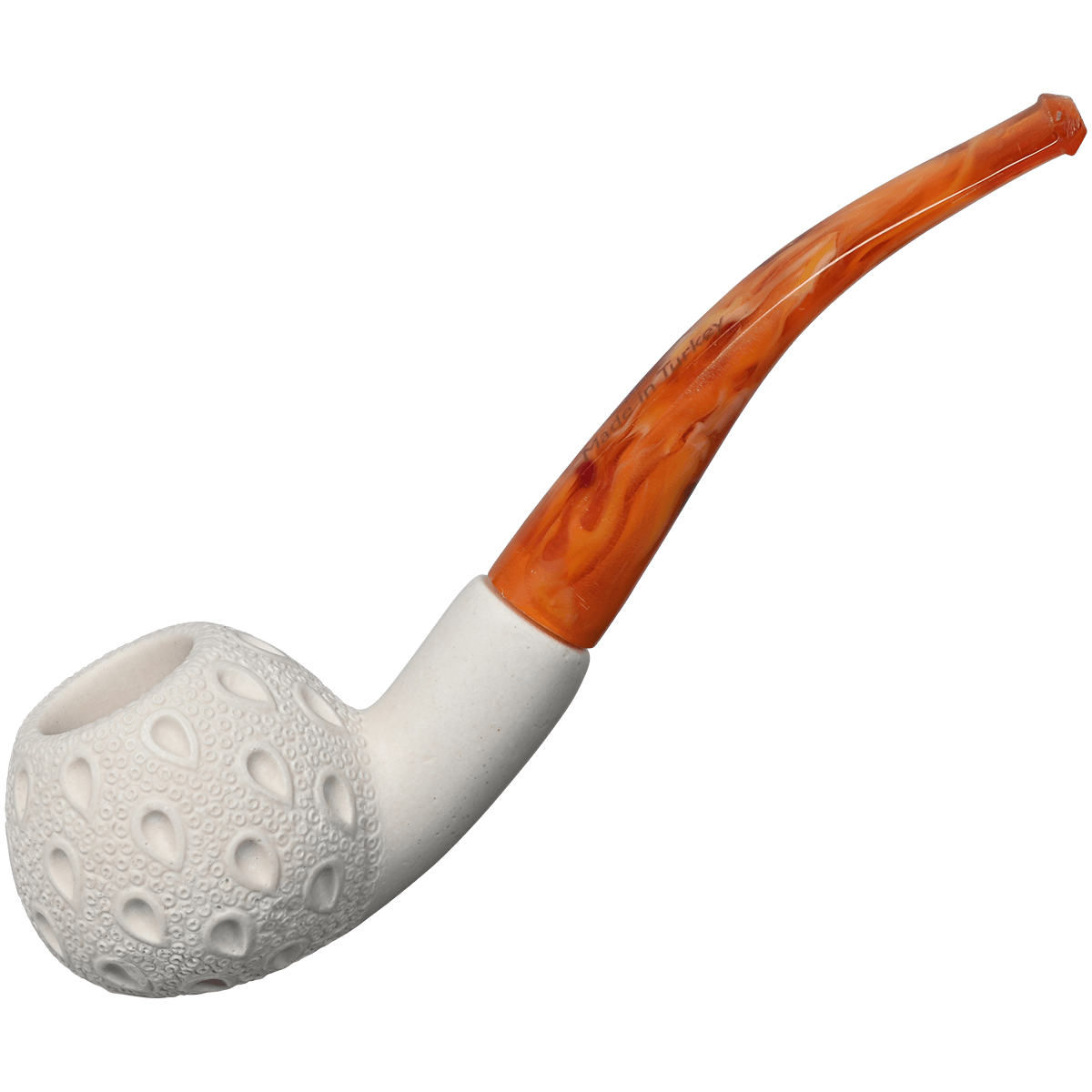 Royal Meerschaum Pipes Regular Apple Lattice Bent