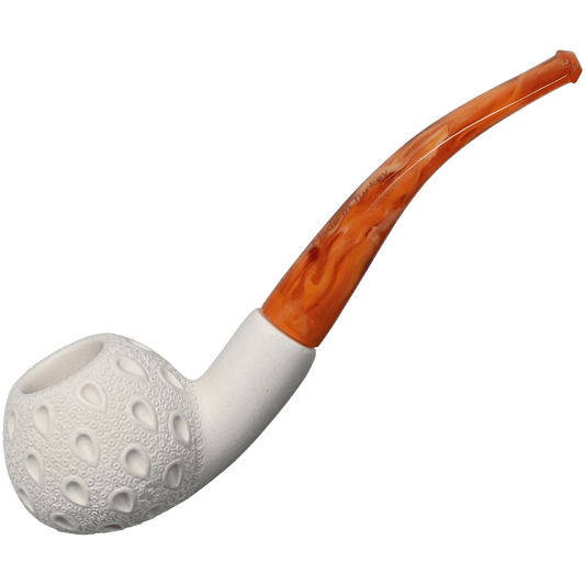 Royal Meerschaum Pipes Regular Apple Lattice Bent