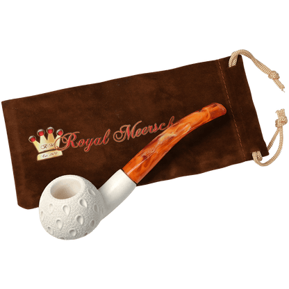 Royal Meerschaum Pipes Regular Apple Lattice Bent
