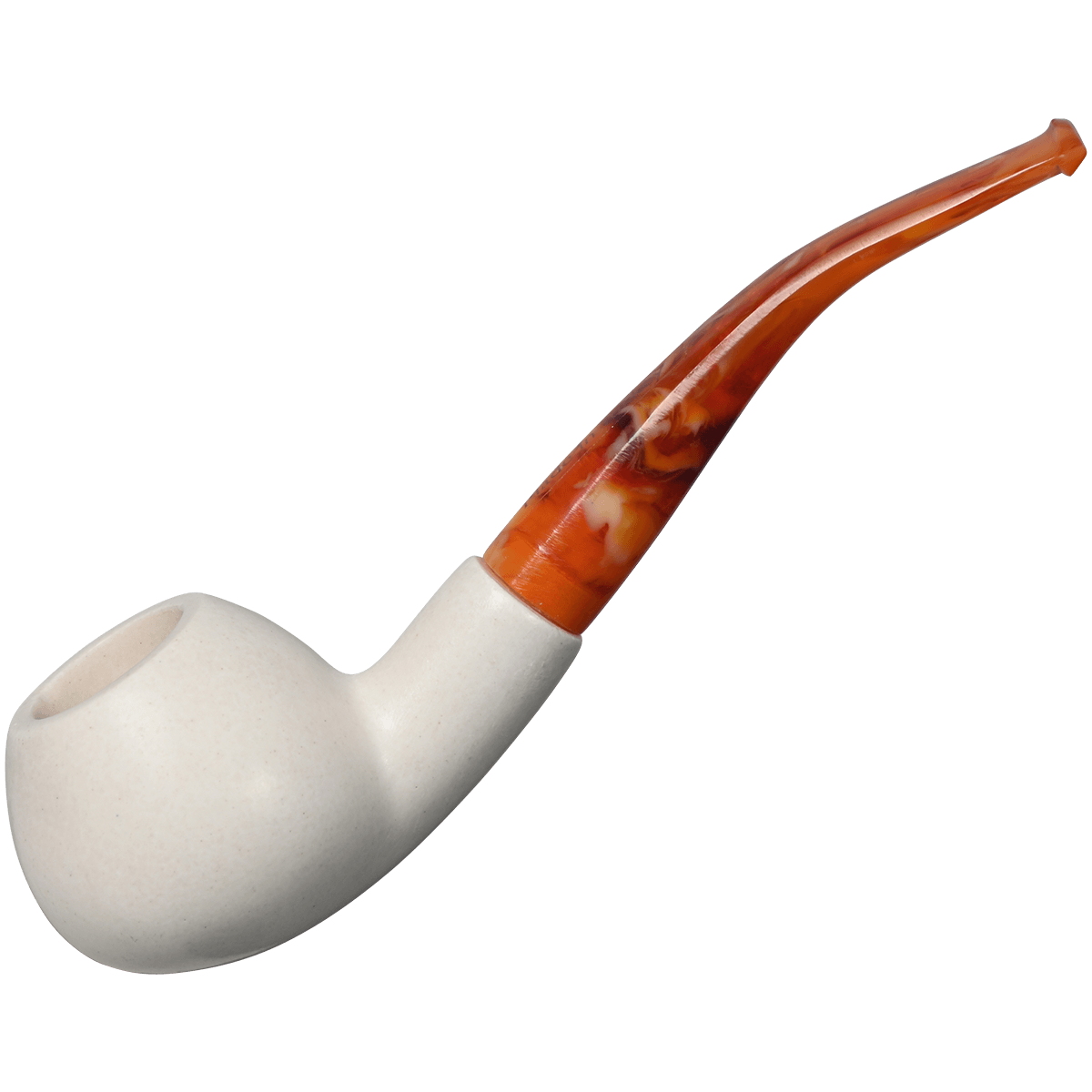 Royal Meerschaum Pipes Regular Apple Smooth Bent