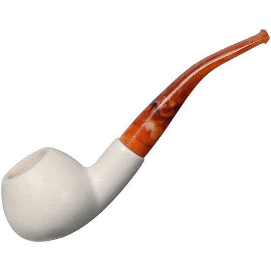 Royal Meerschaum Pipes Regular Apple Smooth Bent