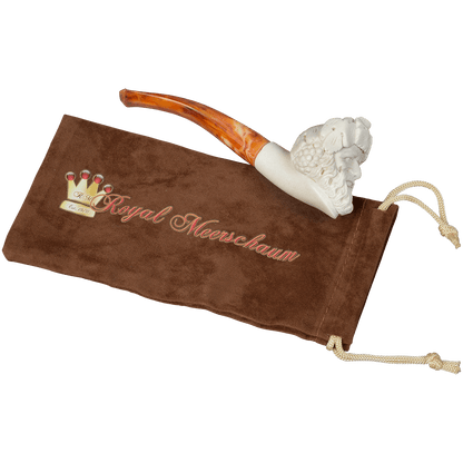 Royal Meerschaum Pipes Regular Bacchus Design