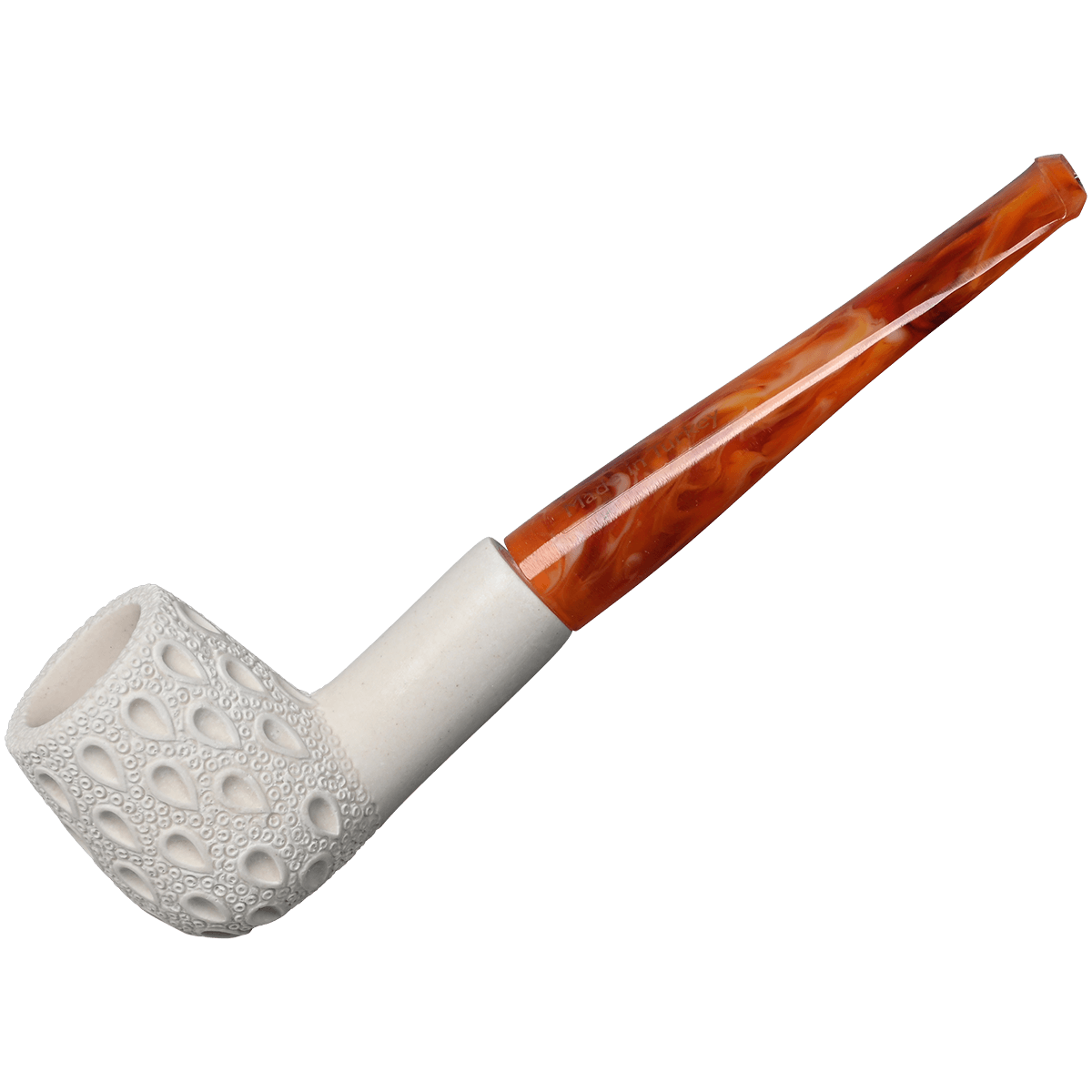 Royal Meerschaum Pipes Regular Billiard Lattice Stright Design