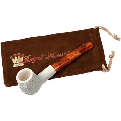 Royal Meerschaum Pipes Regular Billiard Lattice Stright Design