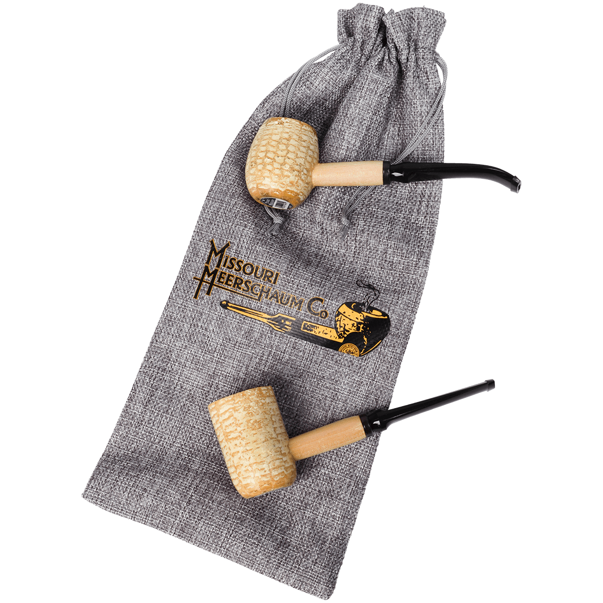 Pipes Miss. Meerschaum Corn Cob Diplomat Gift Set