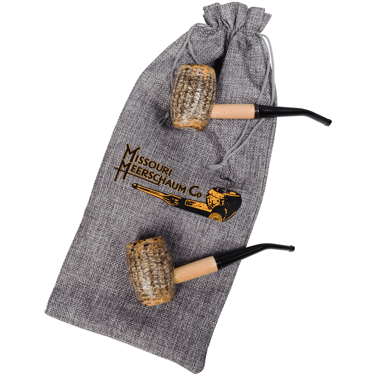Pipes Miss. Meerschaum Corn Cob Country Gentleman Gift Set